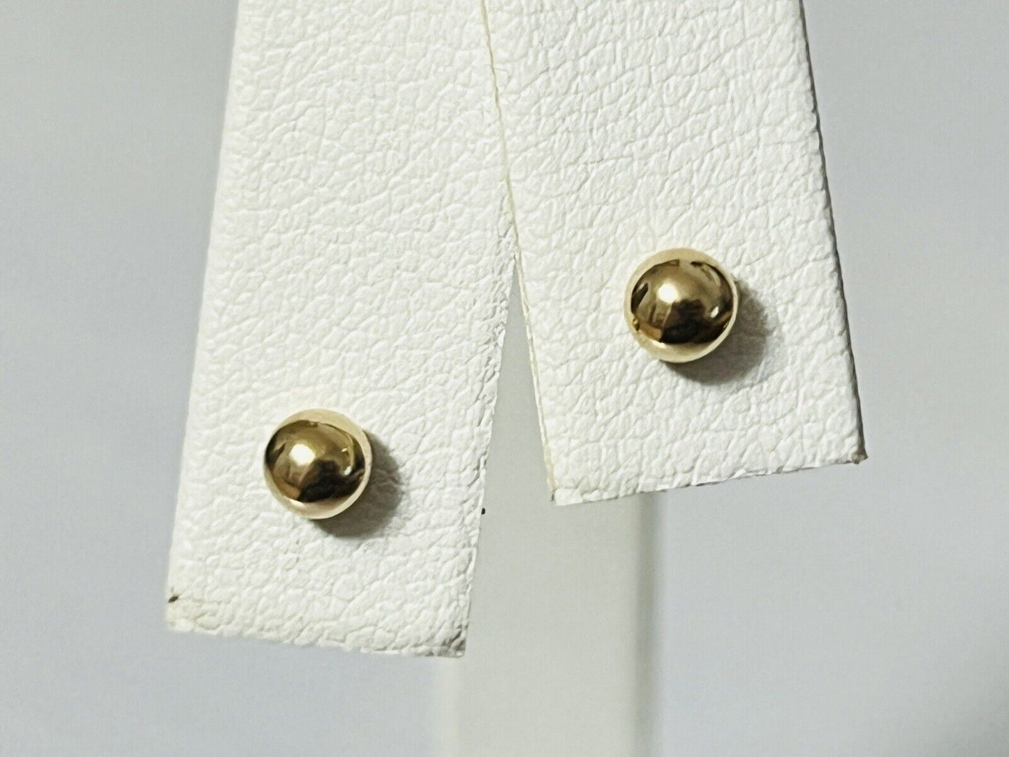 14k Yellow Gold 4mm Ball Stud Earrings